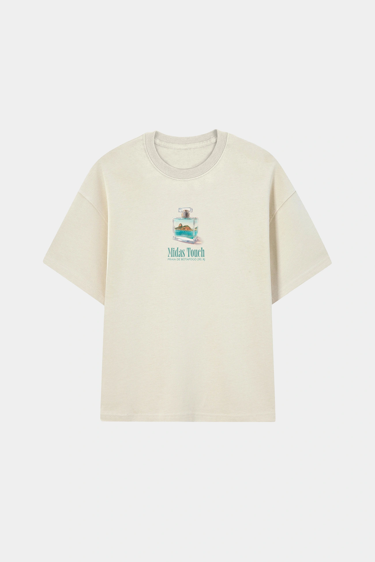 Camiseta Midas Touch Parfum Off White - Estampa Pão de Açúcar e Modelagem Regular - imagem 1