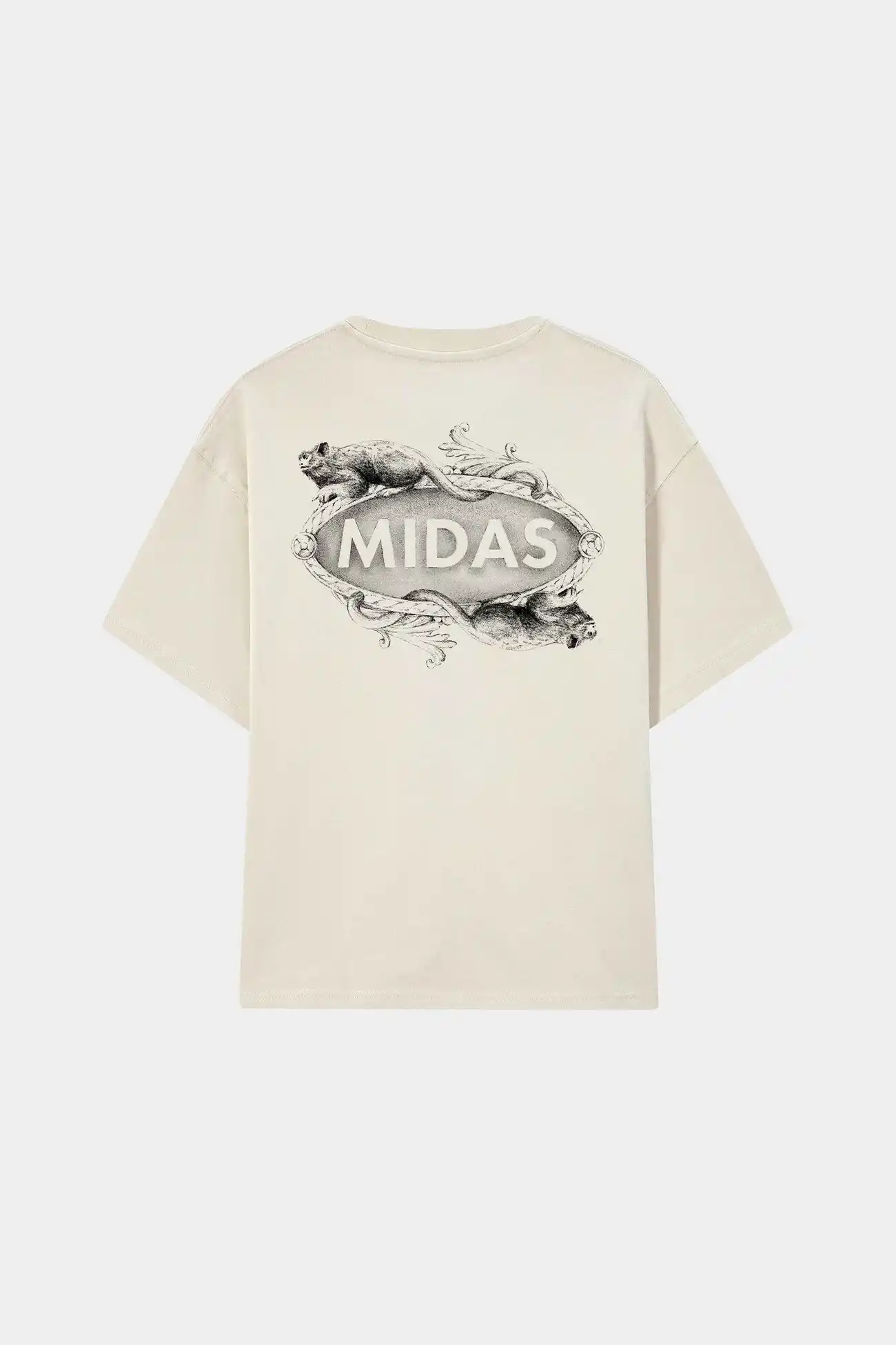 Camiseta Midas Touch Sculpture Off White – Estampa Escultura e Logo Saguinus - imagem 2