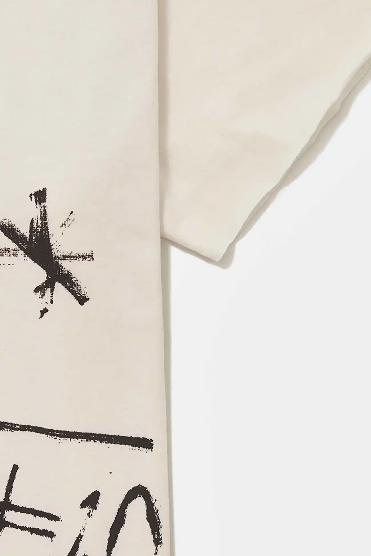 Camiseta PIET Autographed Raw Edge Bone White – Minimalismo e Autenticidade - imagem 5