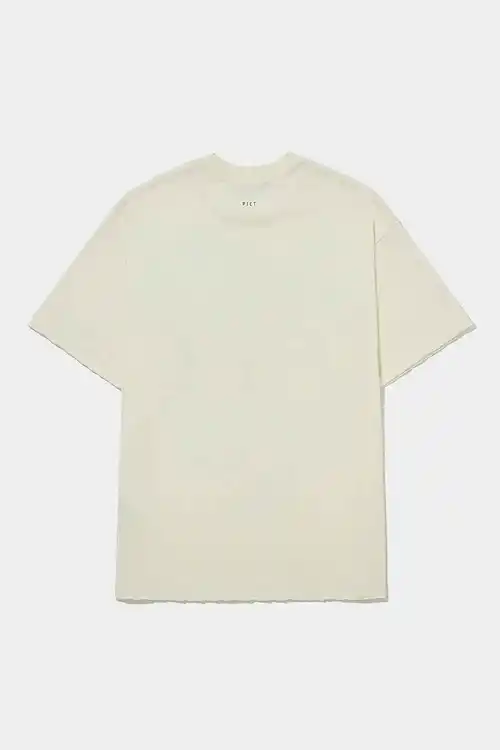 Camiseta PIET Emblem Relaxed (Bone White)