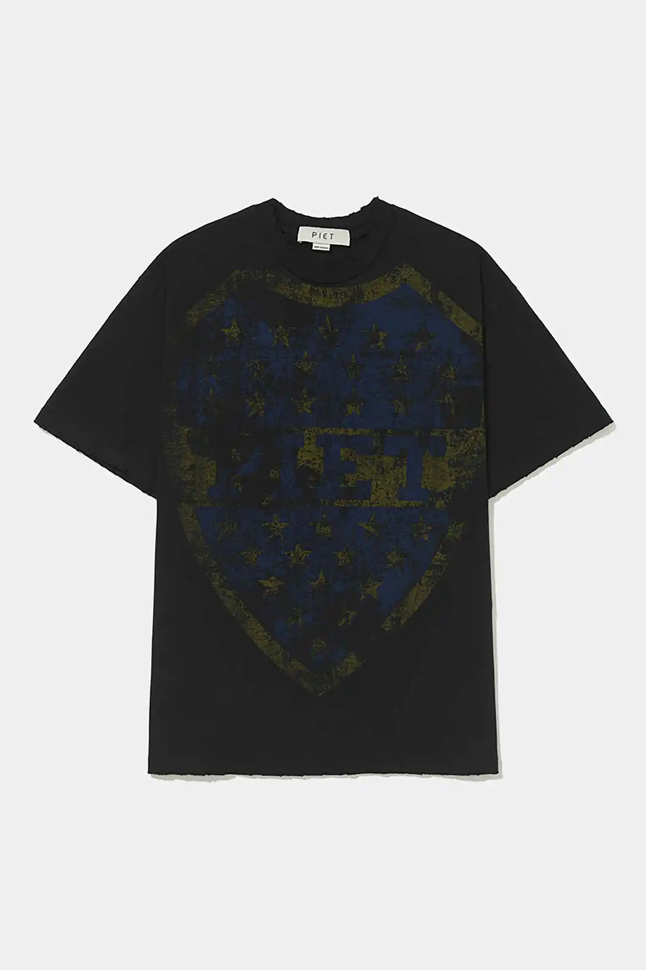 Camiseta PIET Emblem Relaxed Vintage Black – Farmers League - imagem 1