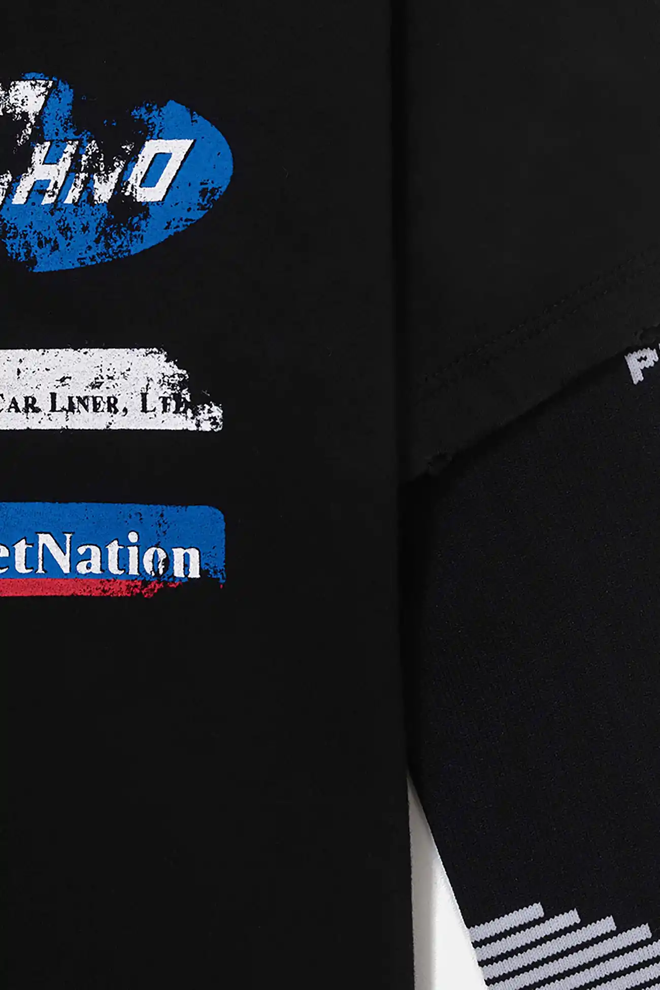 Camiseta PIET F.C Knitted Sleeve Vintage Black – Estilo Retrô da Farmers League - imagem 3