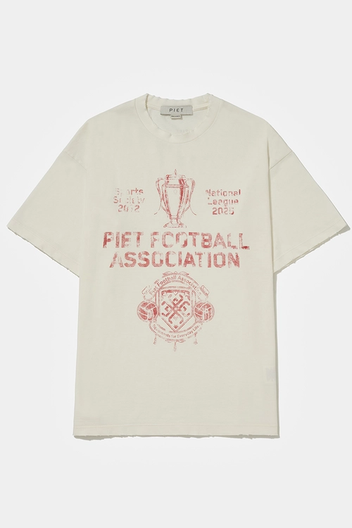 Camiseta PIET Football Association (Bone White)
