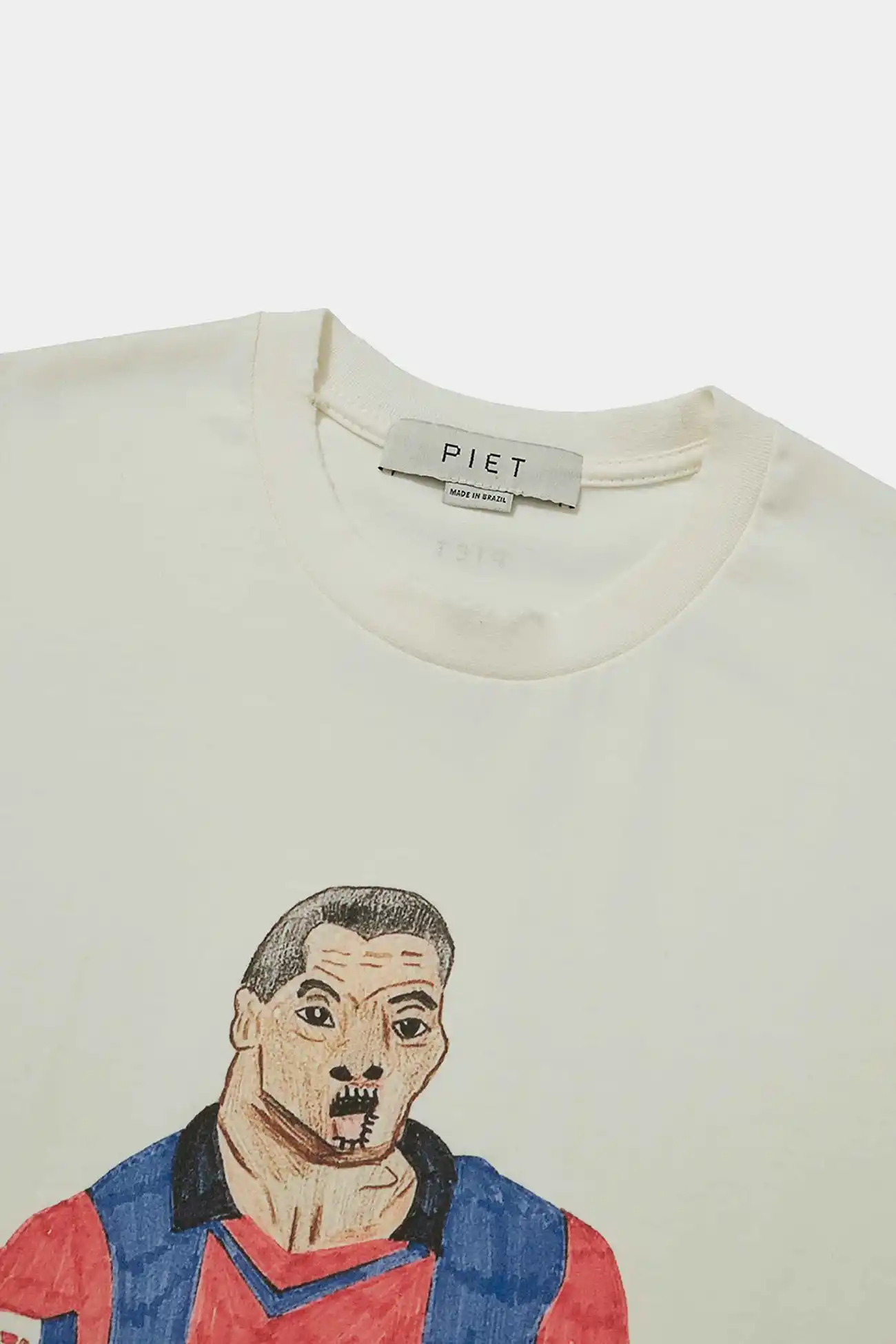Camiseta PIET Illustrated Relaxed Bone White – Farmers League - imagem 3