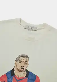 Camiseta PIET Illustrated Relaxed Bone White – Farmers League - imagem 3