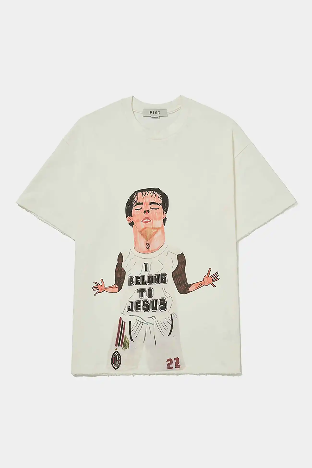 Camiseta PIET Illustrated Relaxed Bone White – Farmers League - imagem 1