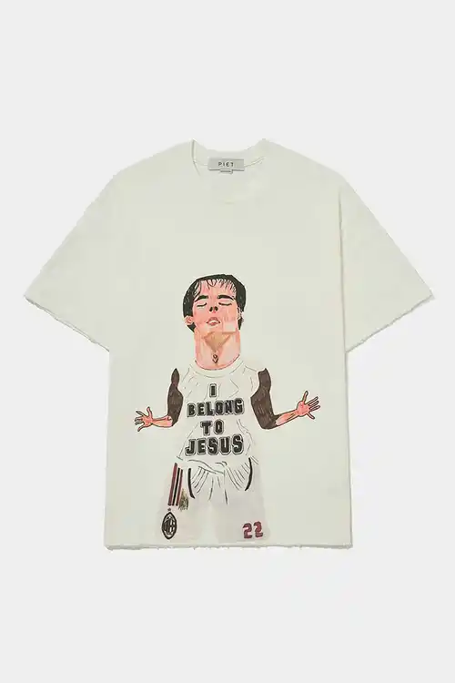 Camiseta PIET Illustrated 4 Relaxed (Bone White)