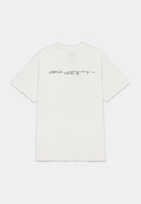 Camiseta PIET x Oakley Caution Bone White – Estampa Técnica e Puídos - imagem 2