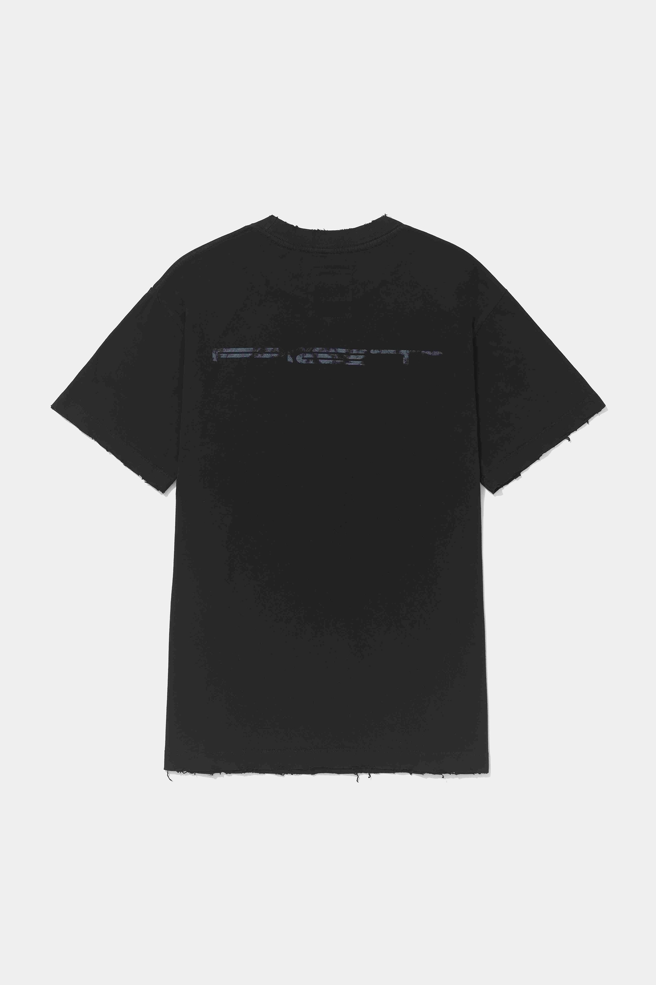 Camiseta PIET x Oakley Caution Vintage Black – Algodão 180GSM com Puídos - imagem 2