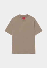 Camiseta PIET x Oakley Foil Nano Logo Dark Tan – 100% Algodão 270GSM - imagem 1