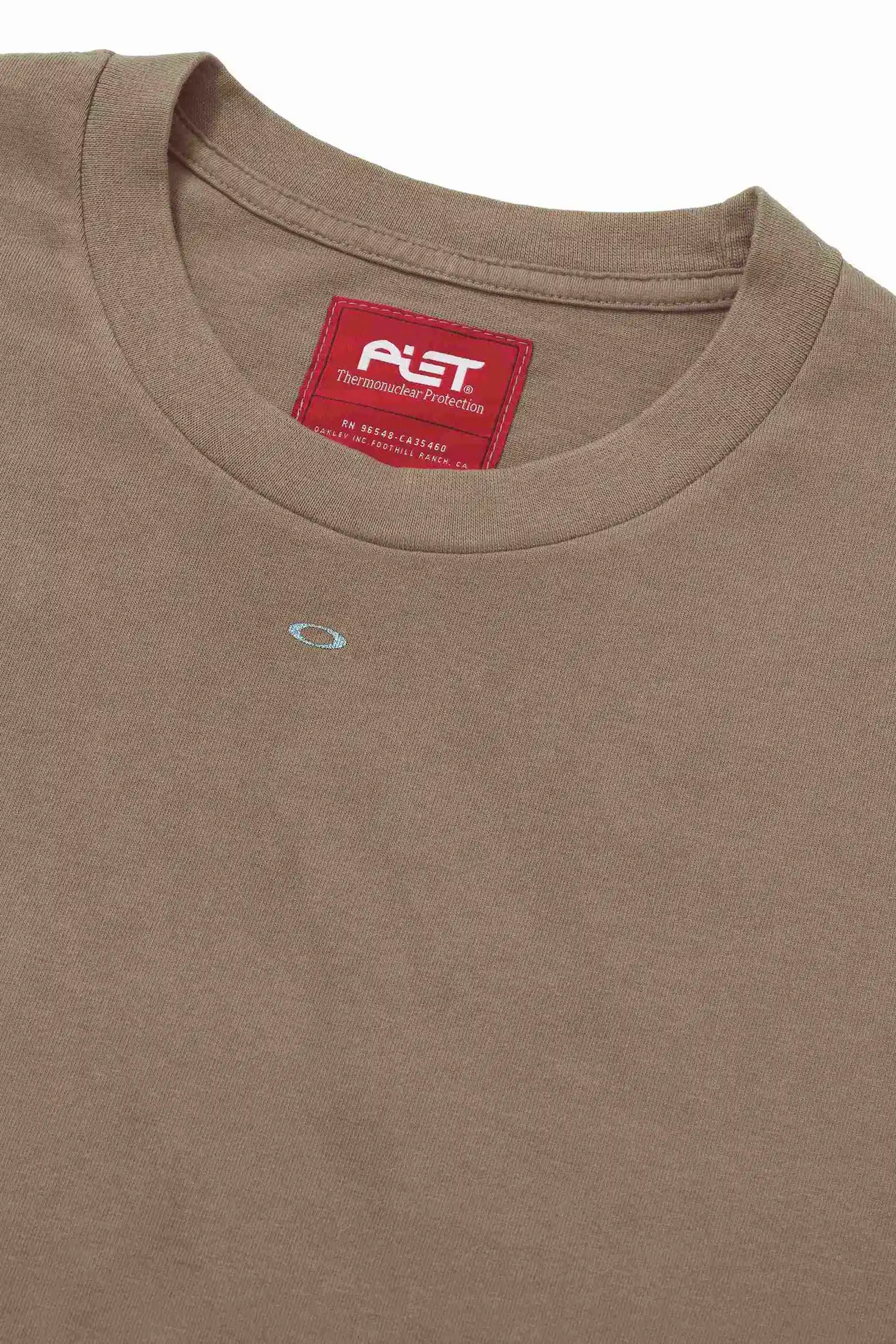 Camiseta PIET x Oakley Foil Nano Logo Dark Tan – 100% Algodão 270GSM - imagem 5