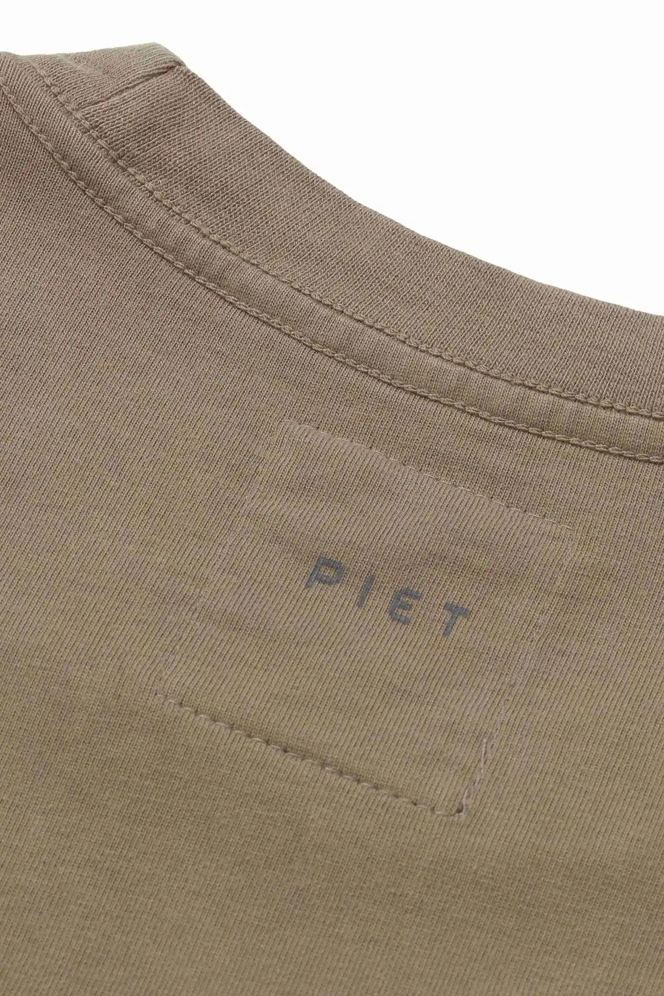 Camiseta PIET x Oakley Foil Nano Logo Dark Tan – 100% Algodão 270GSM - imagem 4