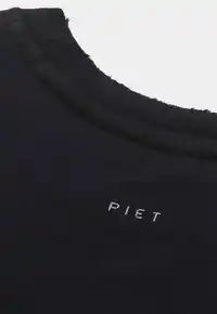 Camiseta PIET x Oakley Layered Vintage Black – Dupla Camada com Elipse Metal - imagem 4