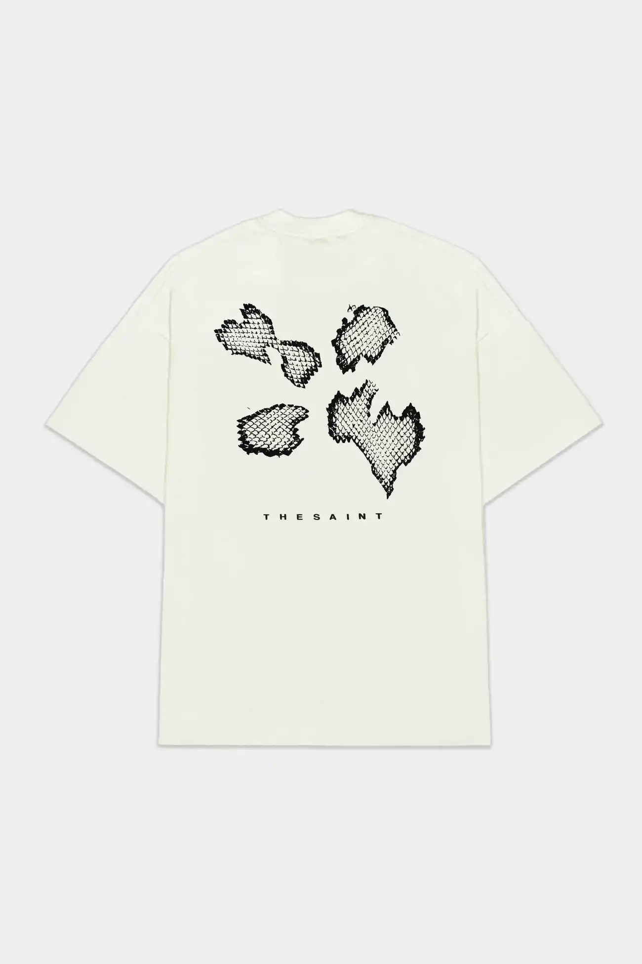 Camiseta TheSaint Escamas Off White – Streetwear Conceitual - imagem 2