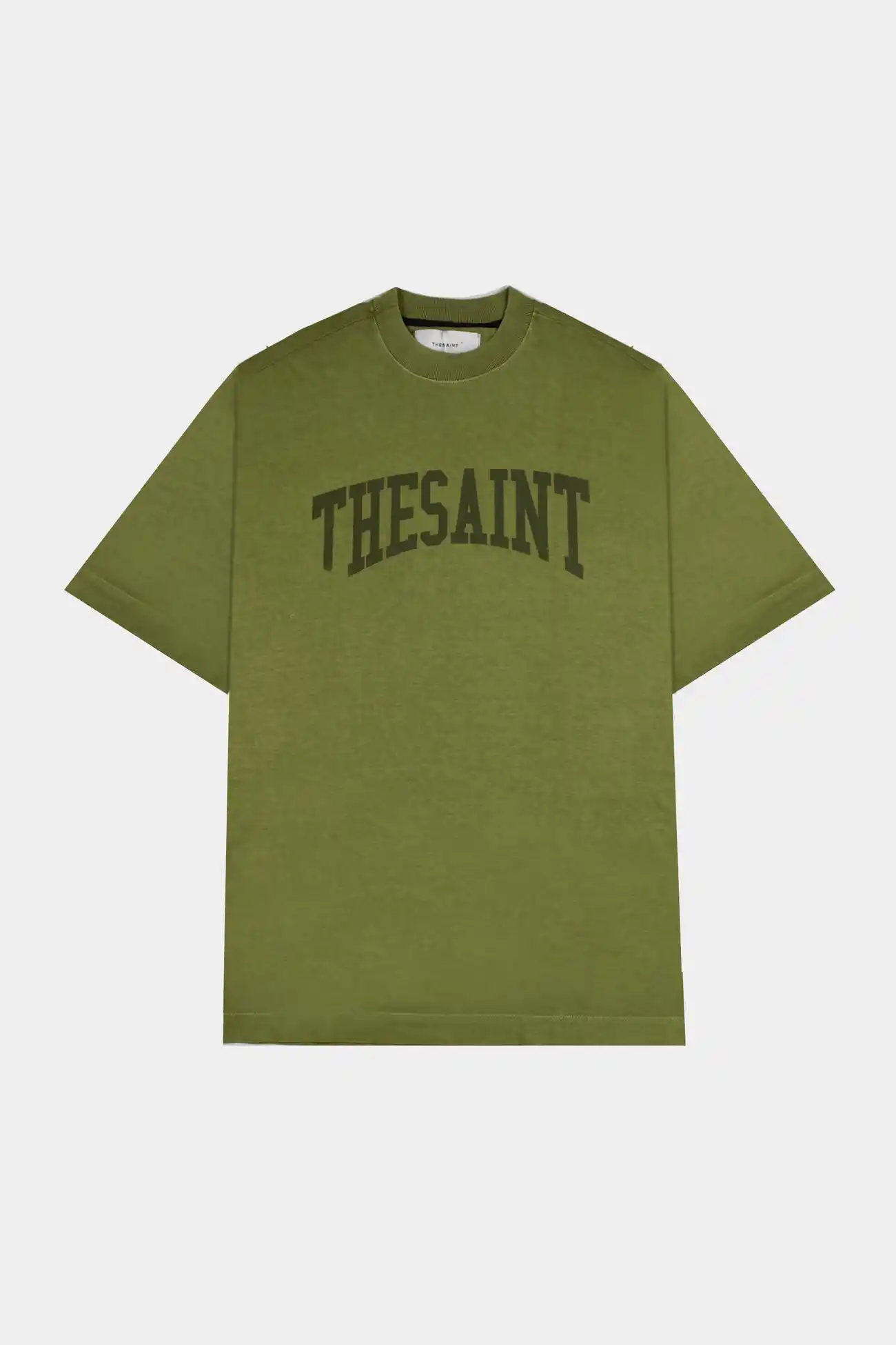 Camiseta TheSaint Oversized THESAINT Stoned Dark Green – Moda Streetwear - imagem 1