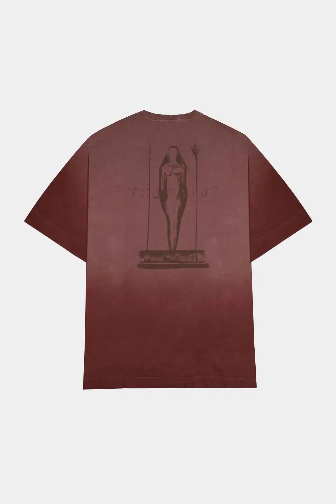 Camiseta TheSaint Oversized Força D'água Stoned Brown – Streetwear Premium - imagem 1