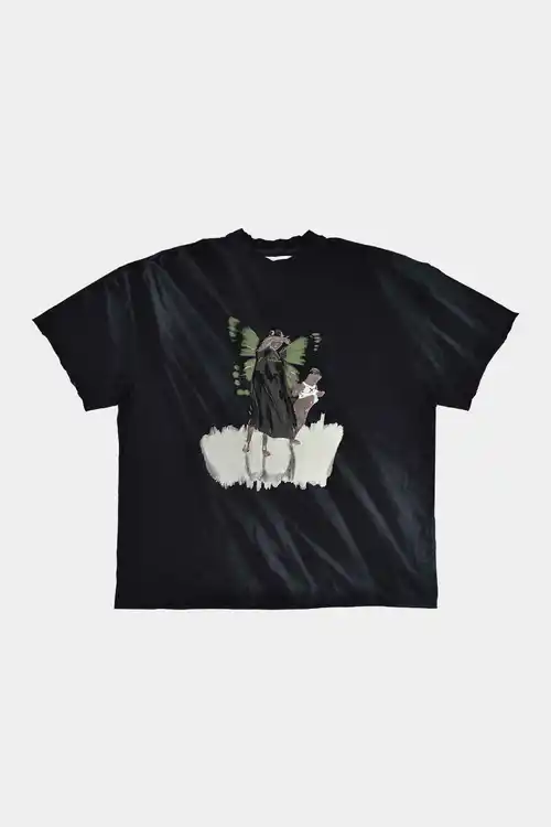 Camiseta TheSaint Oversized Metamorfose (Black)