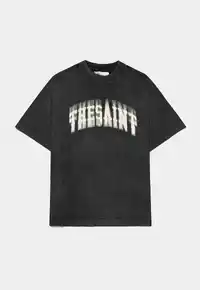 Camiseta TheSaint Oversized Shadow Stoned Black – Streetwear Premium - imagem 1