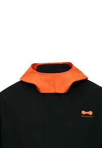 Jaqueta Class Canvas Black/Orange – Workwear Contemporâneo