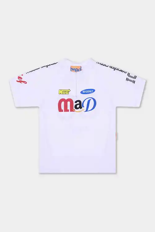 Jersey Mad Enlatados Half Zip (White)