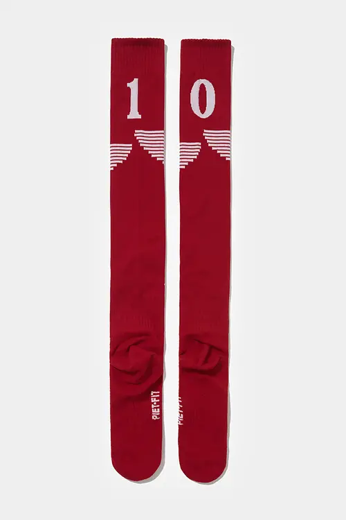 Meia PIET Soccer Socks (Red)