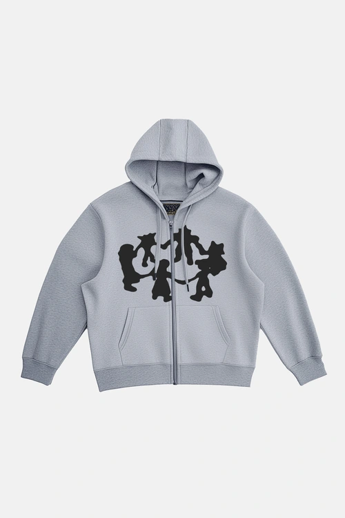 Moletom Tumulto Canguru Zipper (Grey)