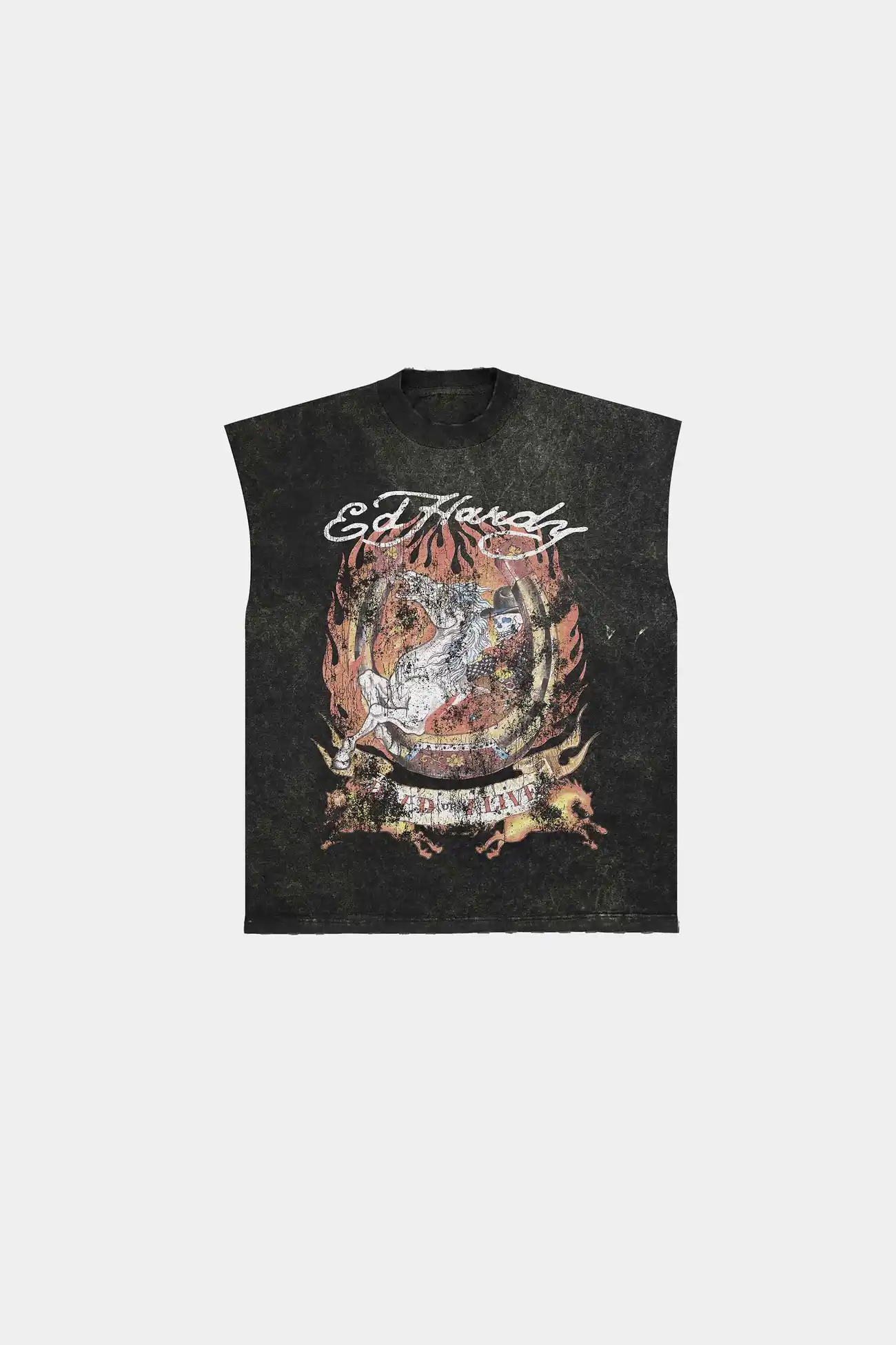 Regata Ed Hardy x Matuê Horse Stoned Black - imagem 1