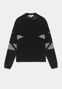 Suéter PIET Fitted Long Sleeve Sport Sweater Black – Farmers League - imagem 1