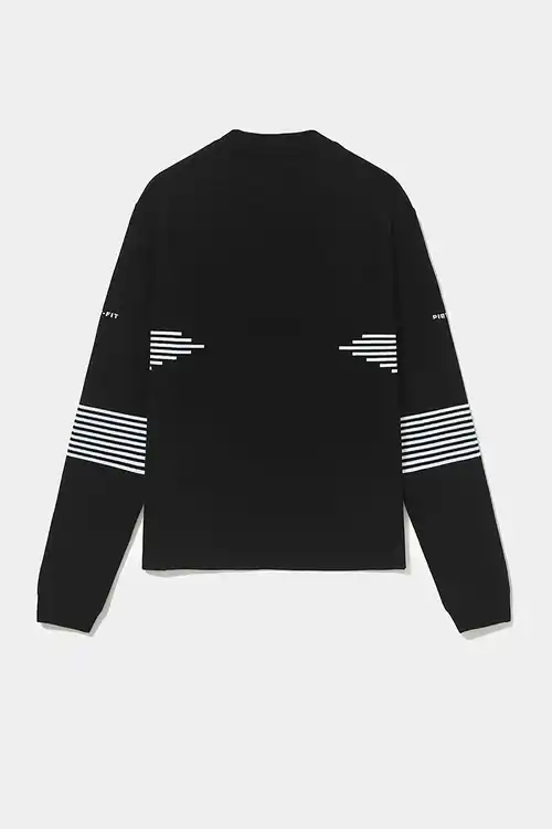 Suéter PIET Fitted Long Sleeve Sport Sweater (Black)