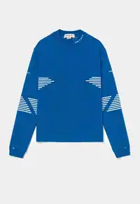 Suéter PIET Fitted Long Sleeve Sport Sweater Blue – Farmers League - imagem 1