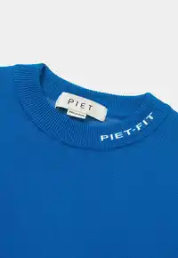 Suéter PIET Fitted Long Sleeve Sport Sweater Blue – Farmers League - imagem 3