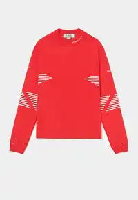 Suéter PIET Fitted Long Sleeve Sport Sweater Red – Farmers League - imagem 1