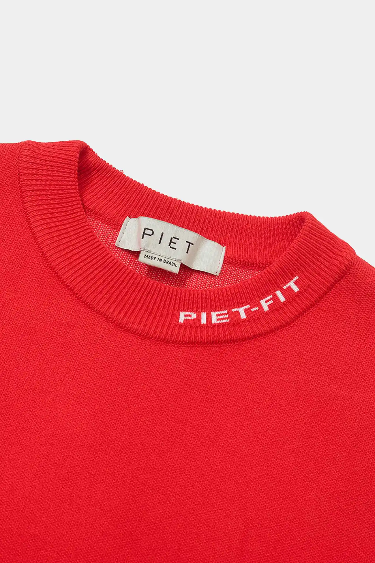 Suéter PIET Fitted Long Sleeve Sport Sweater Red – Farmers League - imagem 3