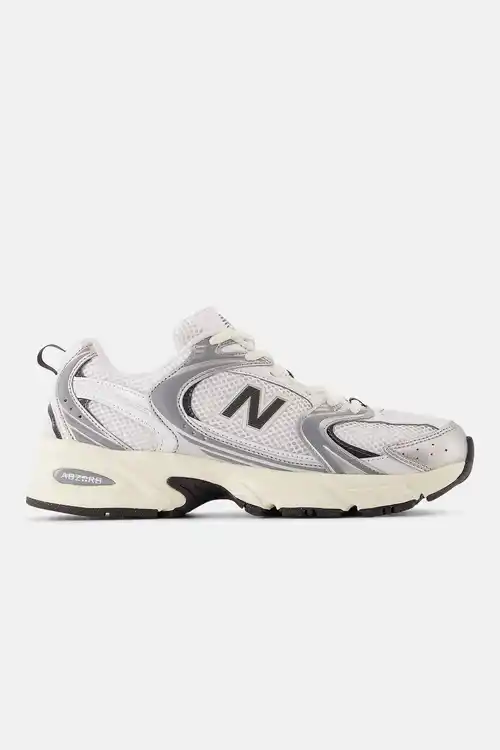 Tênis New Balance 530 (Silver Metalic/Black Cement)