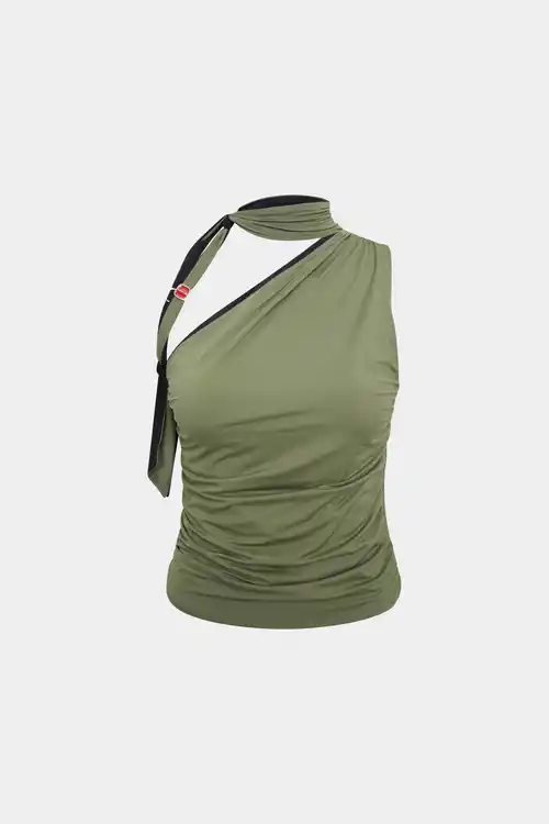 Top Say Ur Duo Wrap (Black/Green)