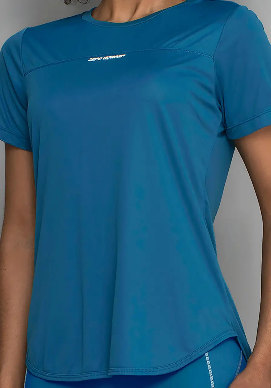 T-SHIRT ALONGADA LASER GLAM