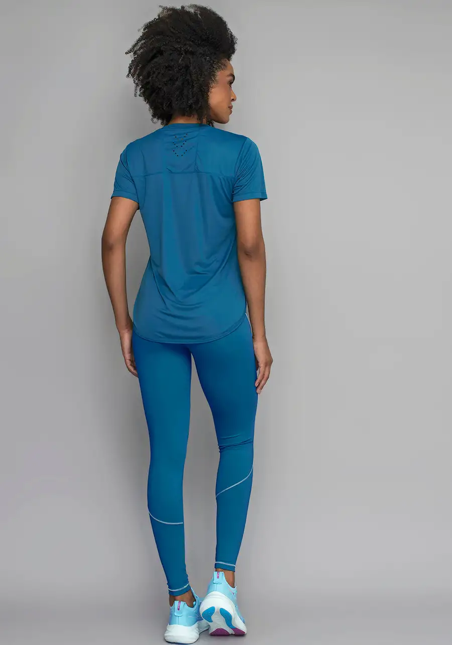 T-SHIRT ALONGADA LASER GLAM