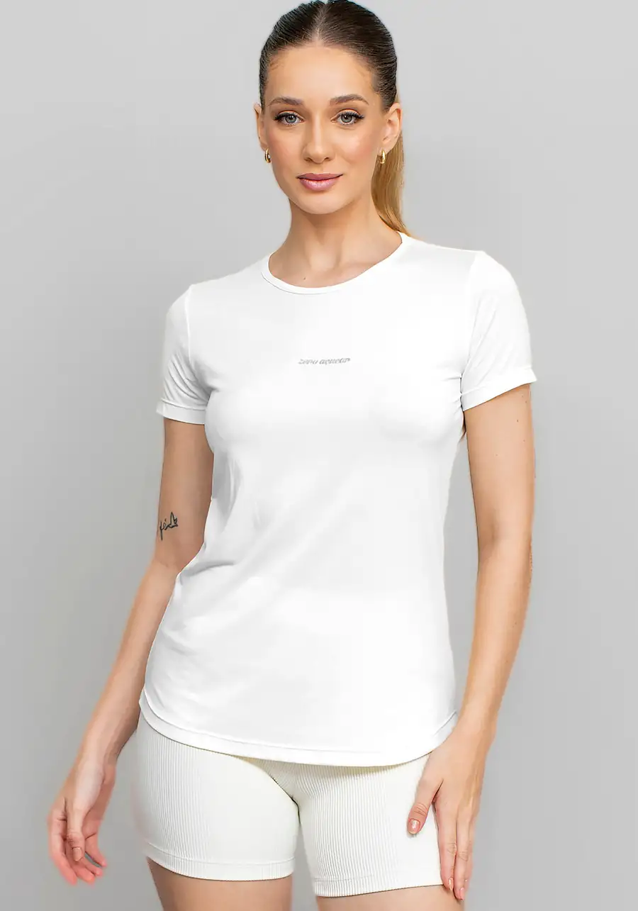 T-SHIRT CREPE ALONGADA