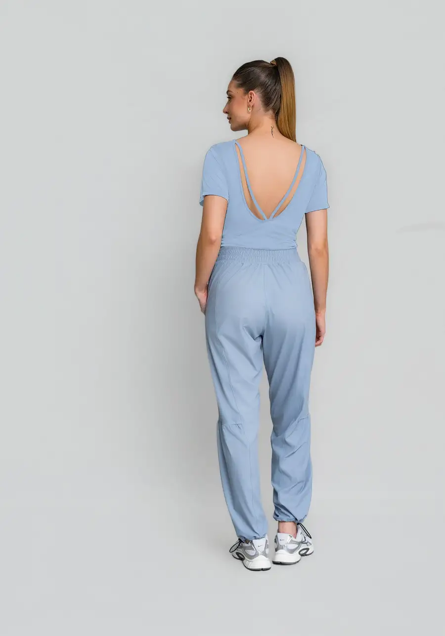 T SHIRT ALONGADA TIRAS