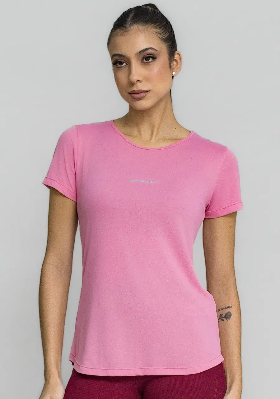 T-SHIRT CREPE ALONGADA