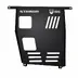Skid Plate HVS Lift Strada — Protetor de Cárter em Aço Carbono com Logo Urso