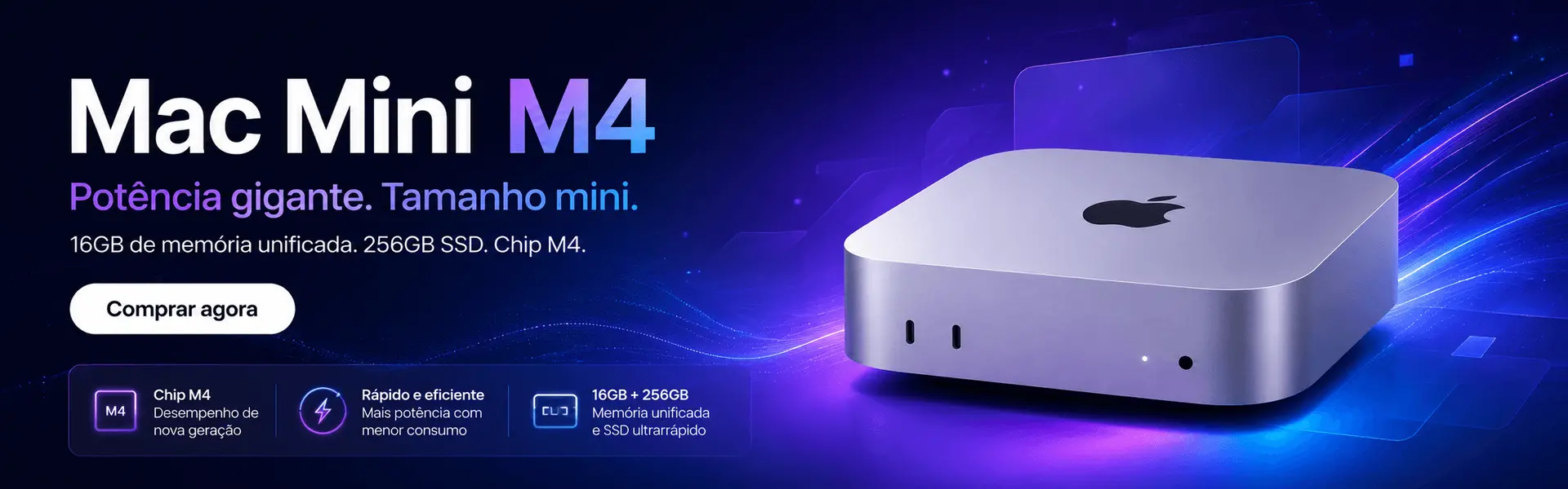 Banner Mac Mini M4 16GB 256GB (2024)