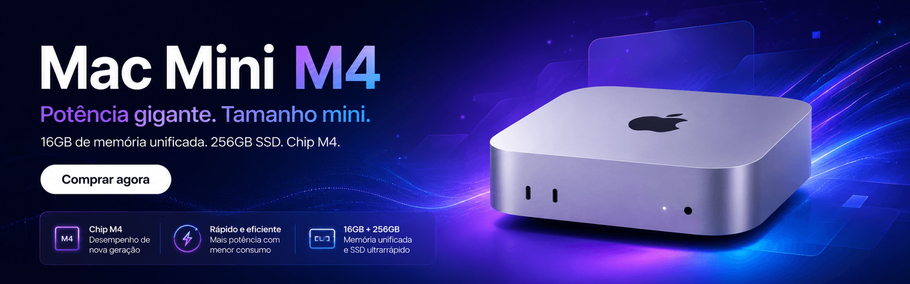 Banner Mac Mini M4 16GB 256GB (2024)