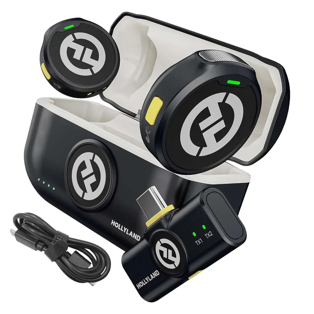 Microfone Hollyland Lark M2S Combo USB-C