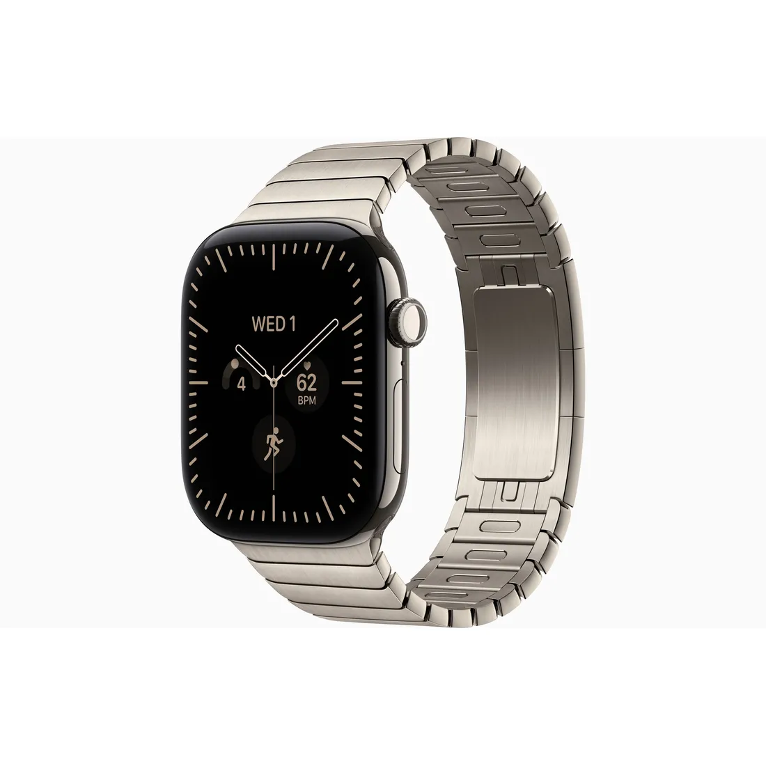 Apple Watch Séries 12 46MM GPS+5G (Caixa de Titanium | Pulseira de Aço Link Bracelet)