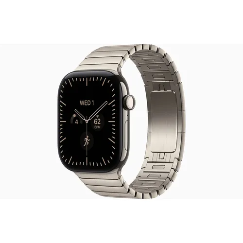 Apple Watch Séries 12 46MM GPS+5G (Caixa de Titanium | Pulseira de Aço Link Bracelet)