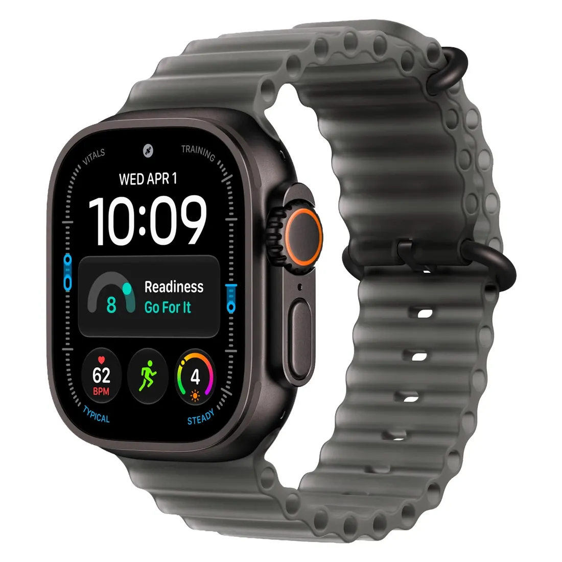 Apple Watch Ultra 4 49MM (Caixa Preta | Pulseira Oceano Translucido ) 