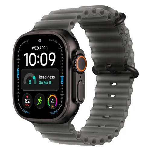 Apple Watch Ultra 4 49MM (Caixa Preta | Pulseira Oceano Translucido ) 