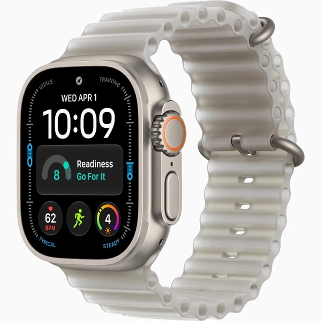 Apple Watch Ultra 4 49MM (Caixa Titânio Natual | Pulseira Oceano Translucido ) 