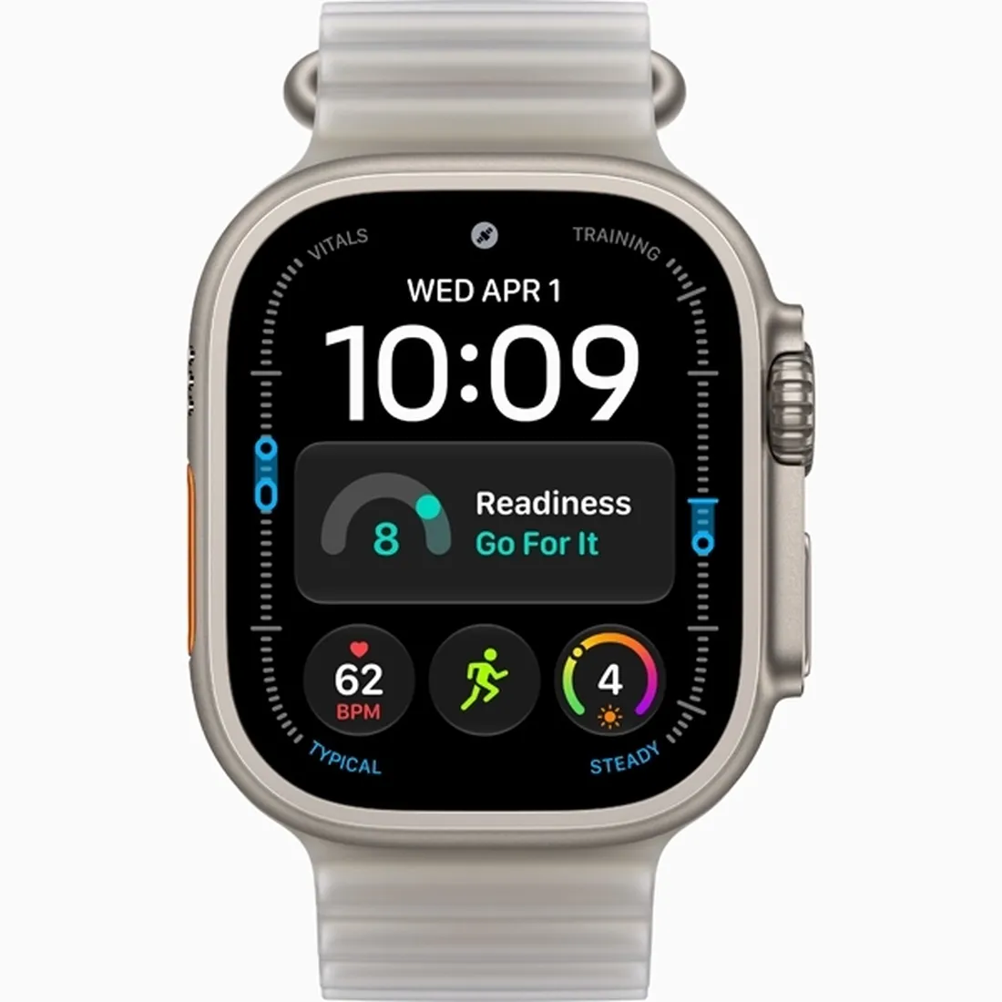 Apple Watch Ultra 4 49MM (Caixa Titânio Natual | Pulseira Oceano Translucido ) 